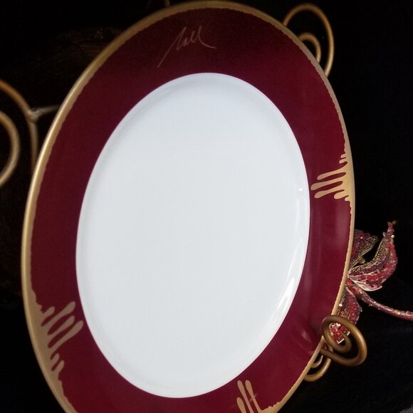 Haviland Limoges Tuscan Roses Dinner Plate NWT - Picture 4 of 5